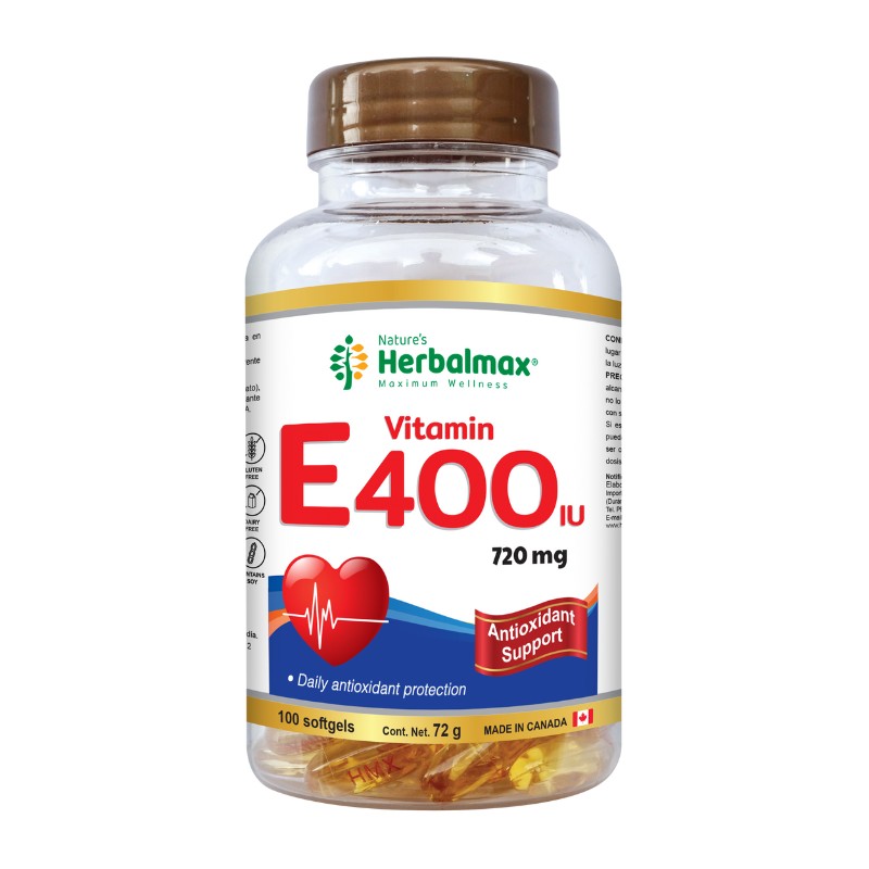 Vitamina E 400 IU HM (100 capsulas)